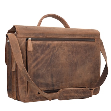 Plevier Document Bag '550er Serie' in Brown