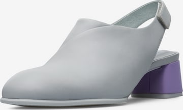 CAMPER Slingback Pumps ' Twins ' in Grey: front