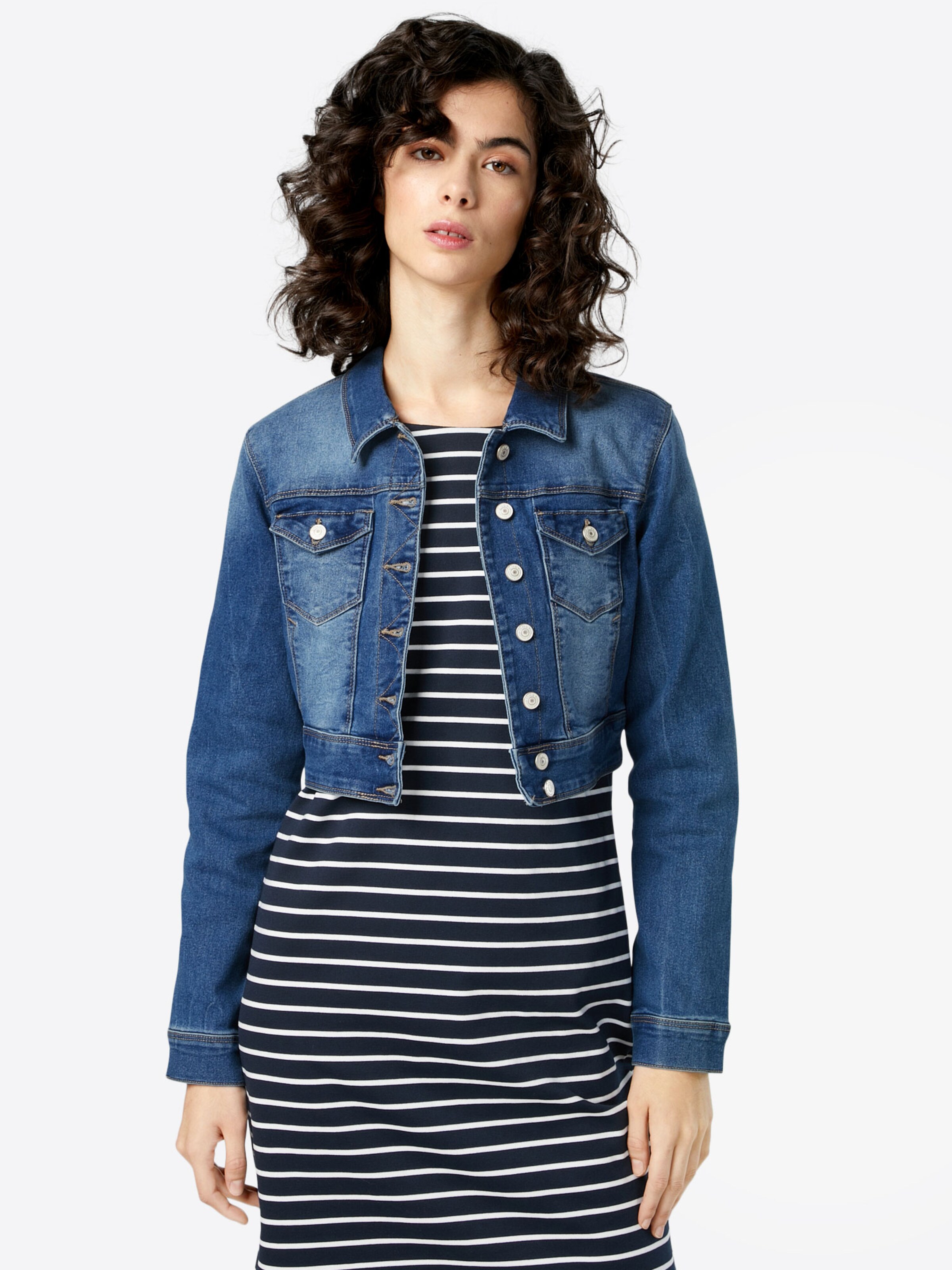 ONLY Átmeneti dzseki - kék: elől