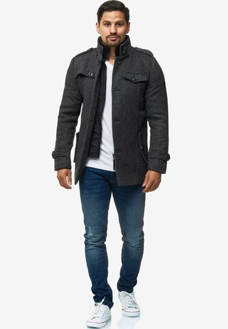 INDICODE JEANS Tussenjas 'Brandon' in Zwart