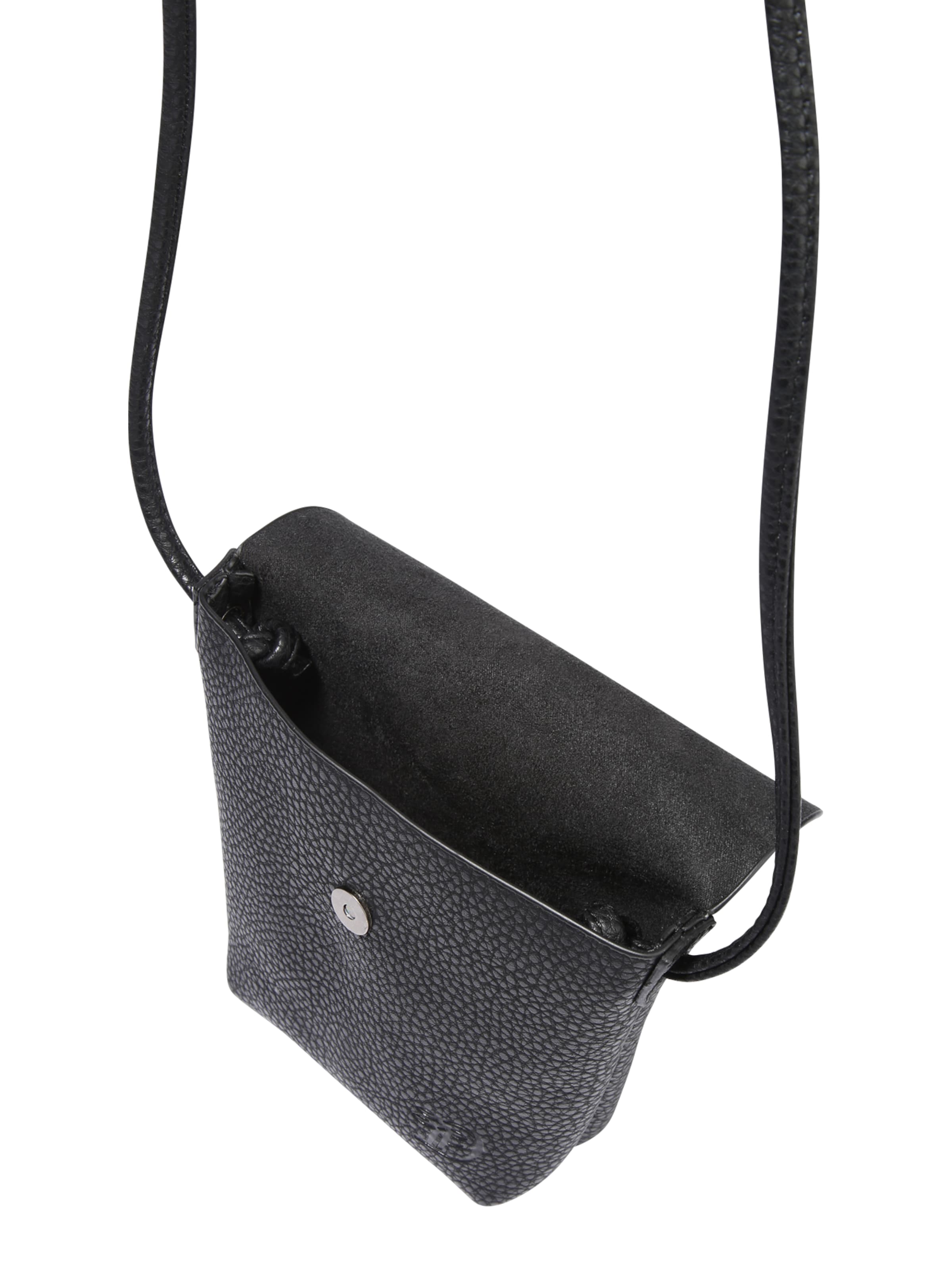 TOM TAILOR DENIM Taška cez rameno 'IDA' - Čierna: horná strana