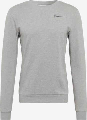 KnowledgeCotton Apparel - Sweatshirt 'ELM' em cinzento: frente