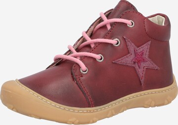 Pepino First-Step Shoes 'Romy' in Red: front