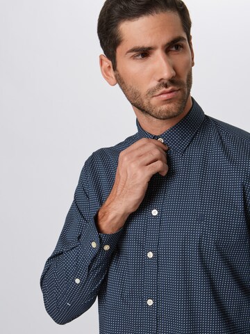 Coupe regular Chemise Marc O'Polo en bleu