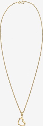 Elli DIAMONDS Ketting 'Herz' in Goud: voorkant