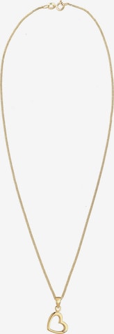 Elli DIAMONDS Necklace 'Herz' in Gold: front