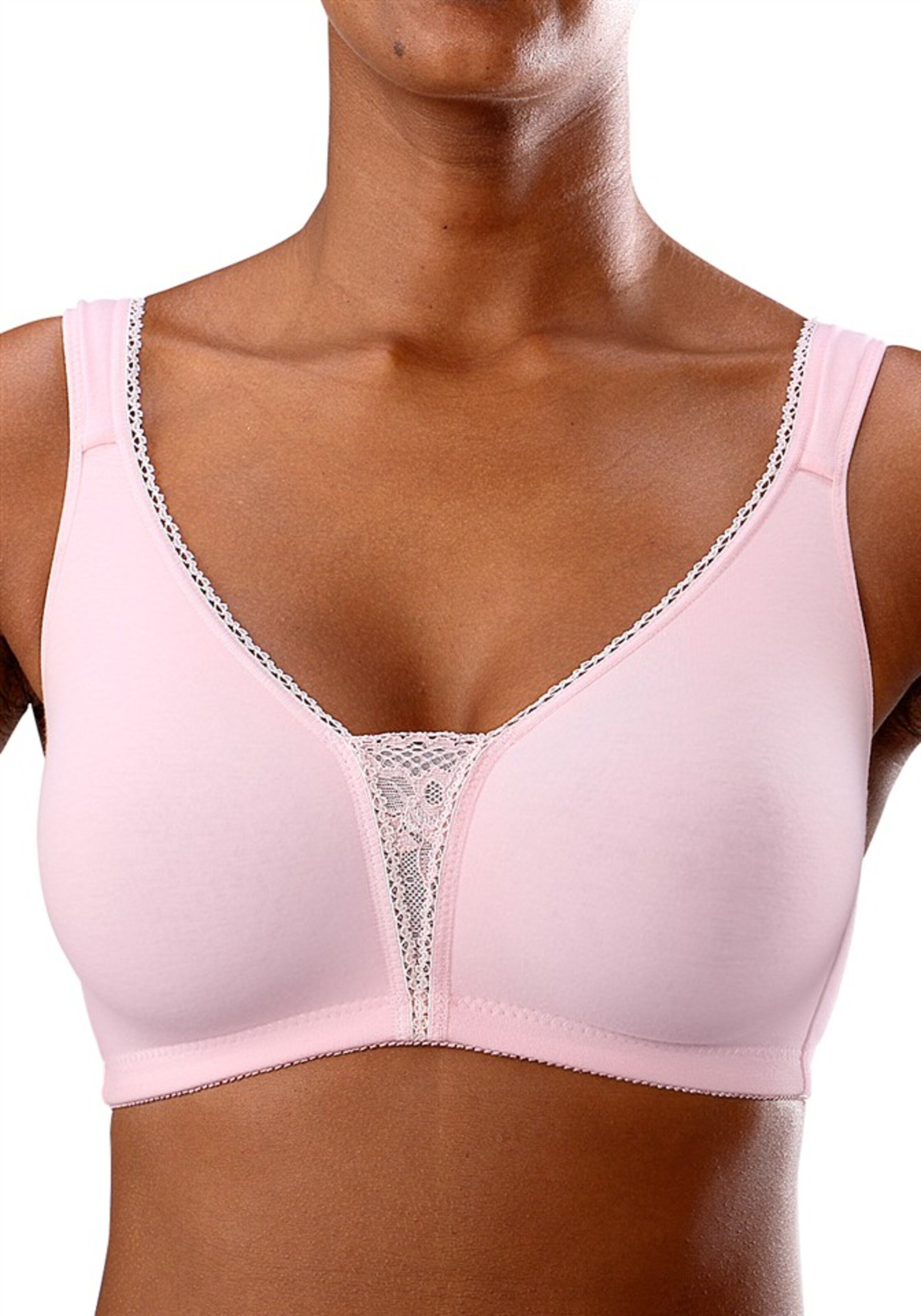 PETITE FLEUR Minimiser Bra in Pink