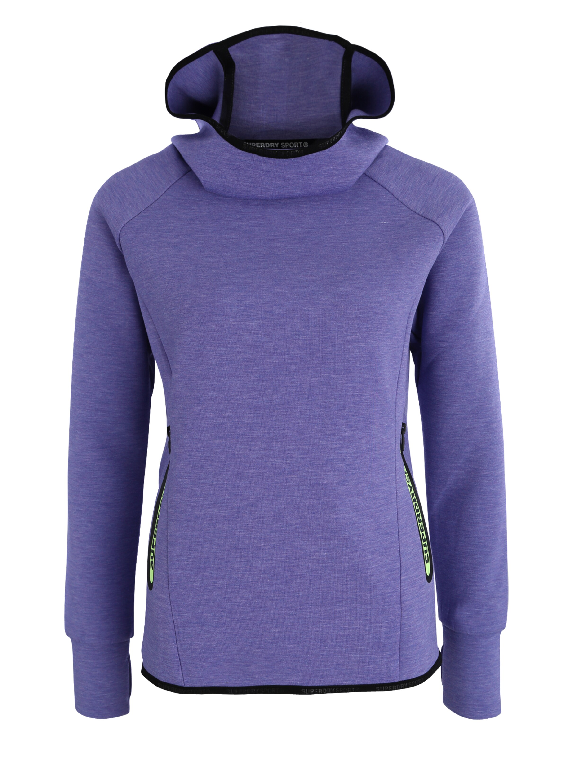 Superdry - Sportief sweatshirt 'CORE GYM' in de kleur Neongroen