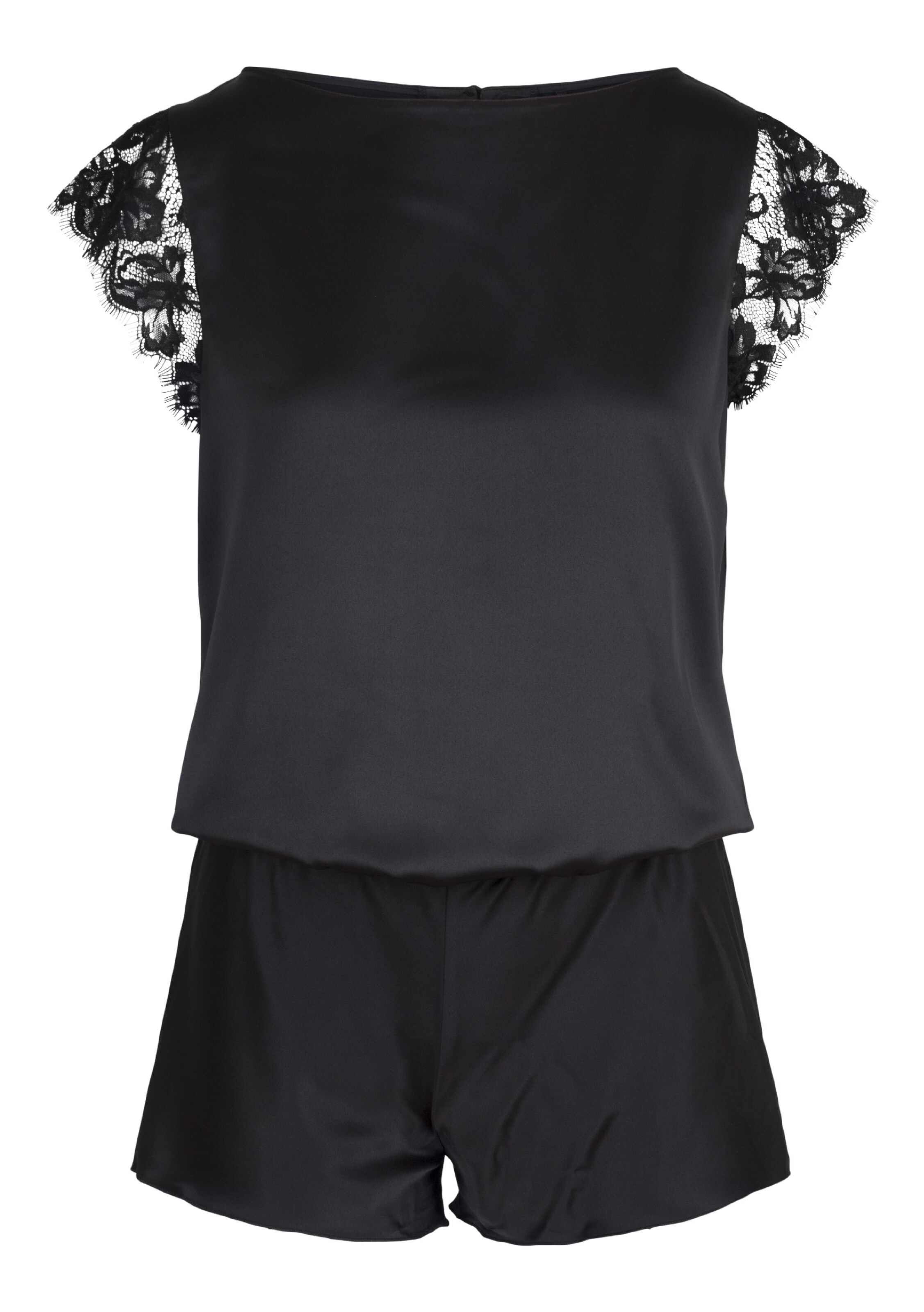 LingaDore - Korte pyjama 'ADVENTURE' in de kleur Zwart