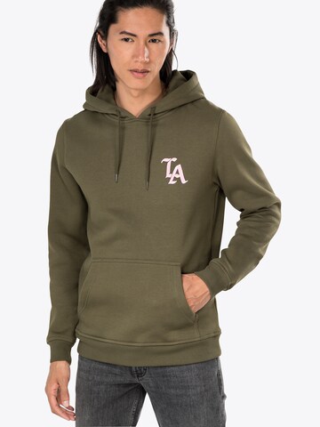 Mister Tee Sweatshirt 'LA' i grønn: forside