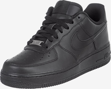 Nike Sportswear Сникърси 'Air Force 1' в черно: отпред