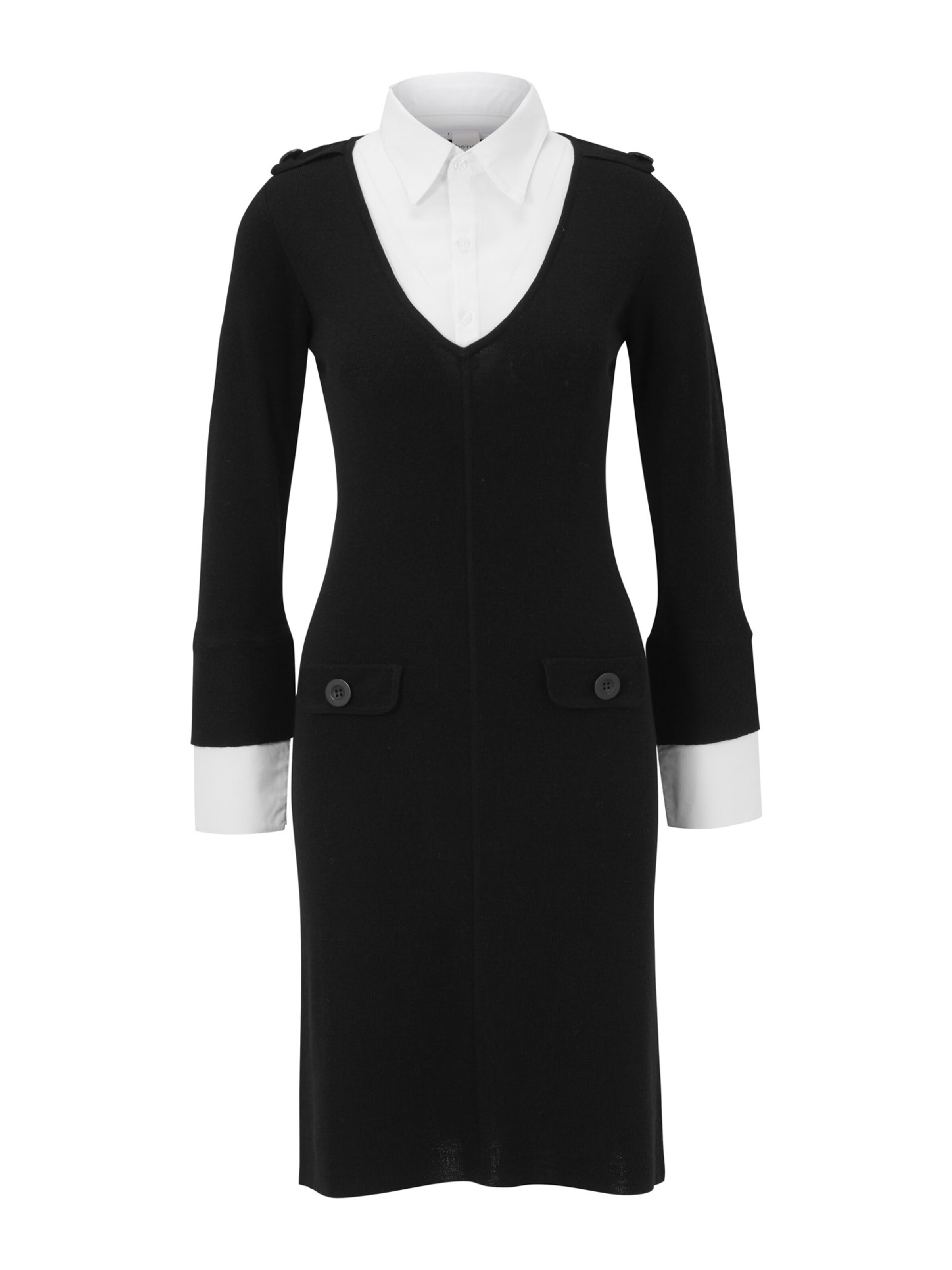 heine - Strickkleid in schwarz