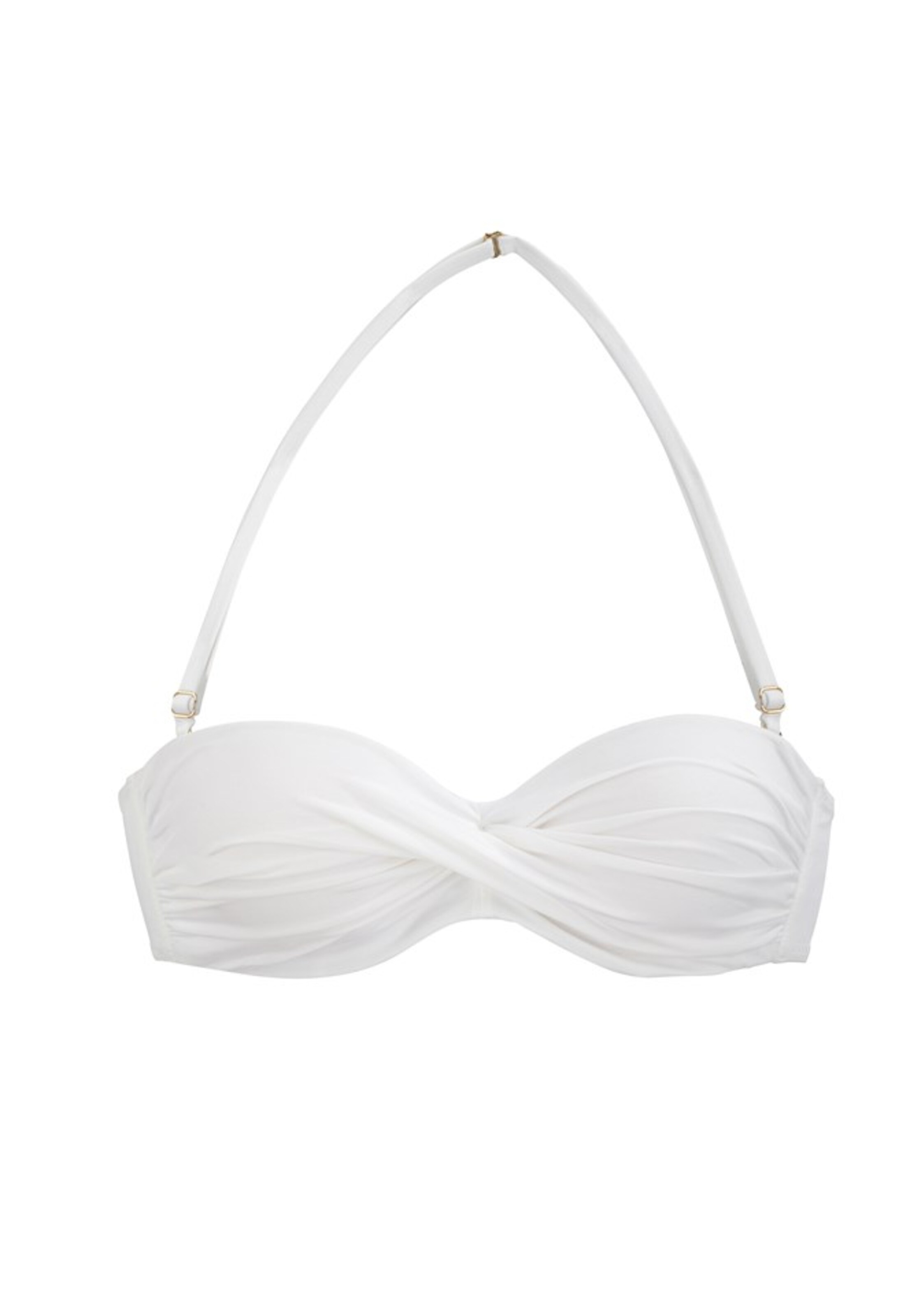 LASCANA Μπαντό Μπικίνι σε λευκό