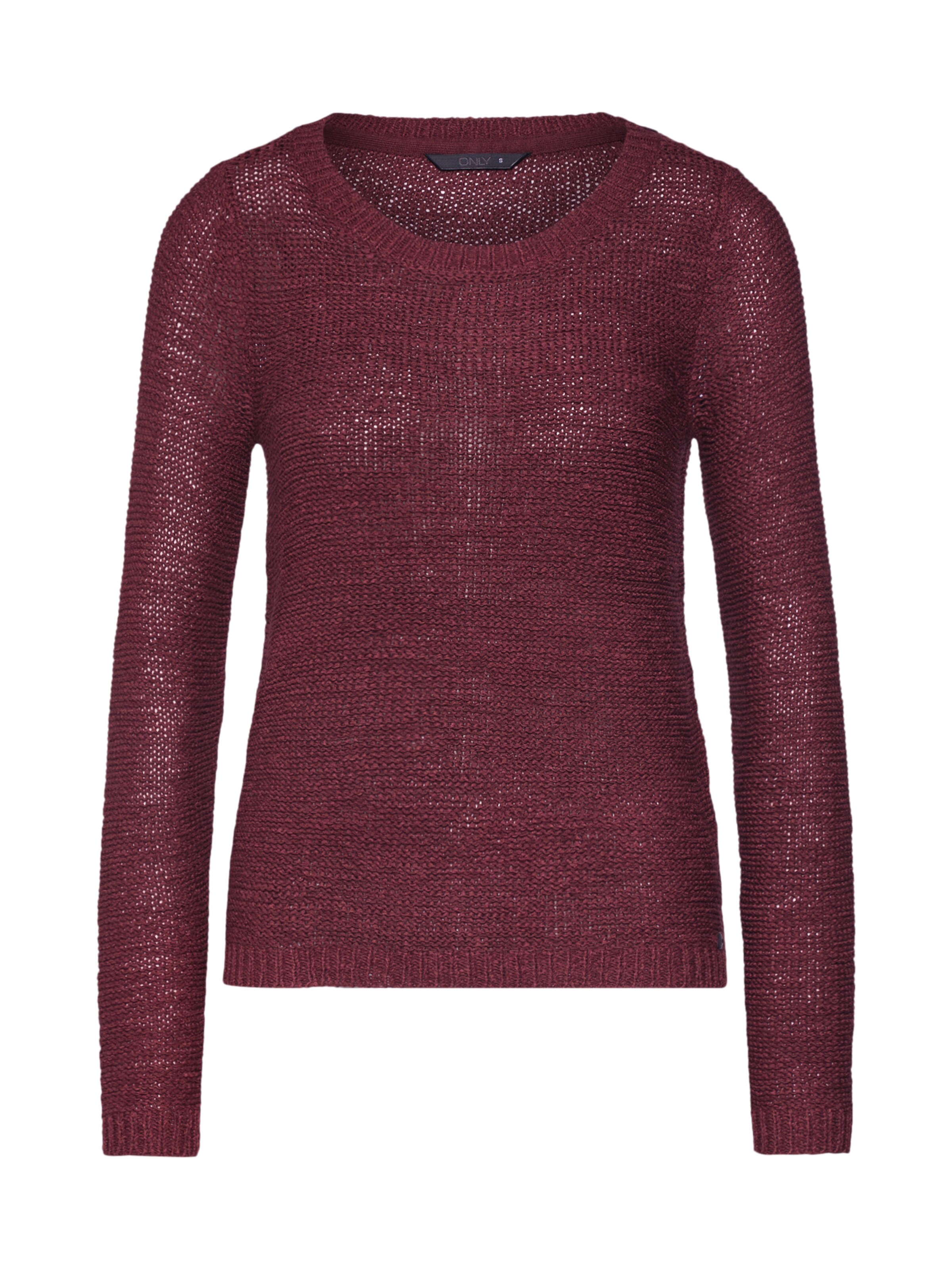 ONLY - Trui 'Geena' in de kleur Wijnrood