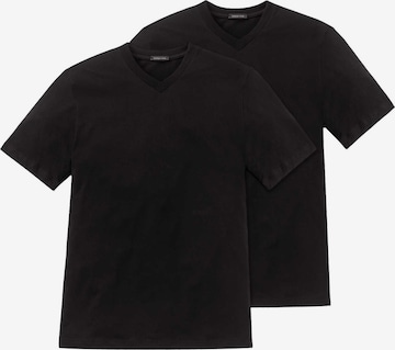 T-Shirt SCHIESSER en noir : devant