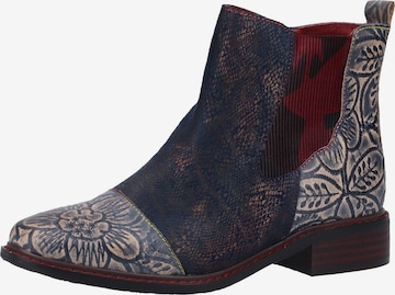 Laura Vita Chelsea Boots in Blue: front