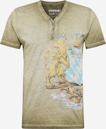 STOCKERPOINT Tradisjonell skjorte 'Bene' i beige: forside