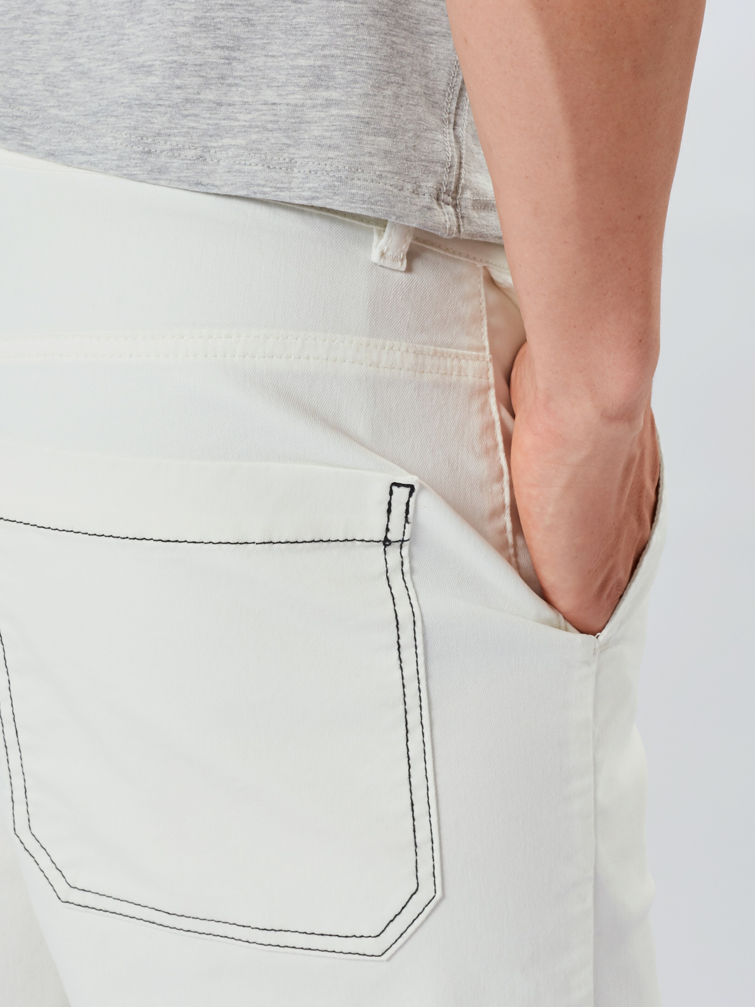 Plus durable Pantalon NU-IN en Blanc Cassé 