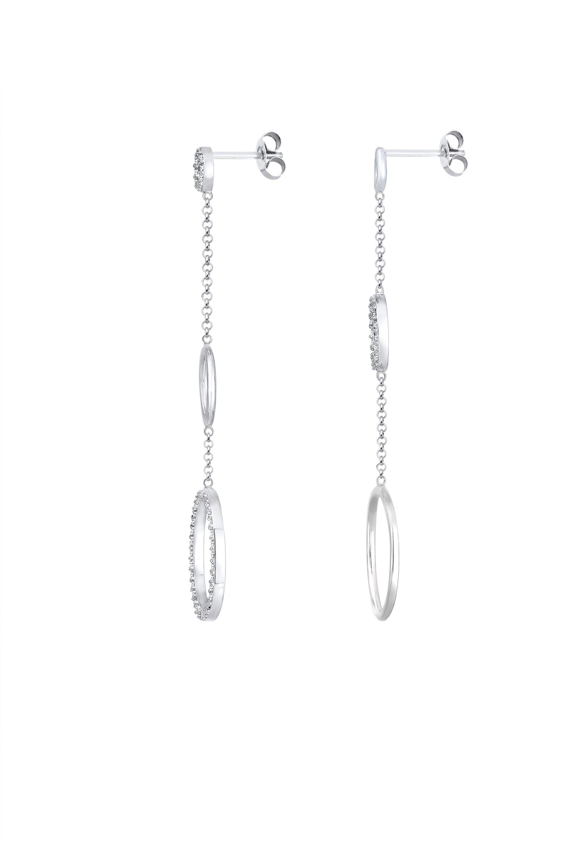 Boucles d'oreilles 'Kreis' ELLI PREMIUM en argent
