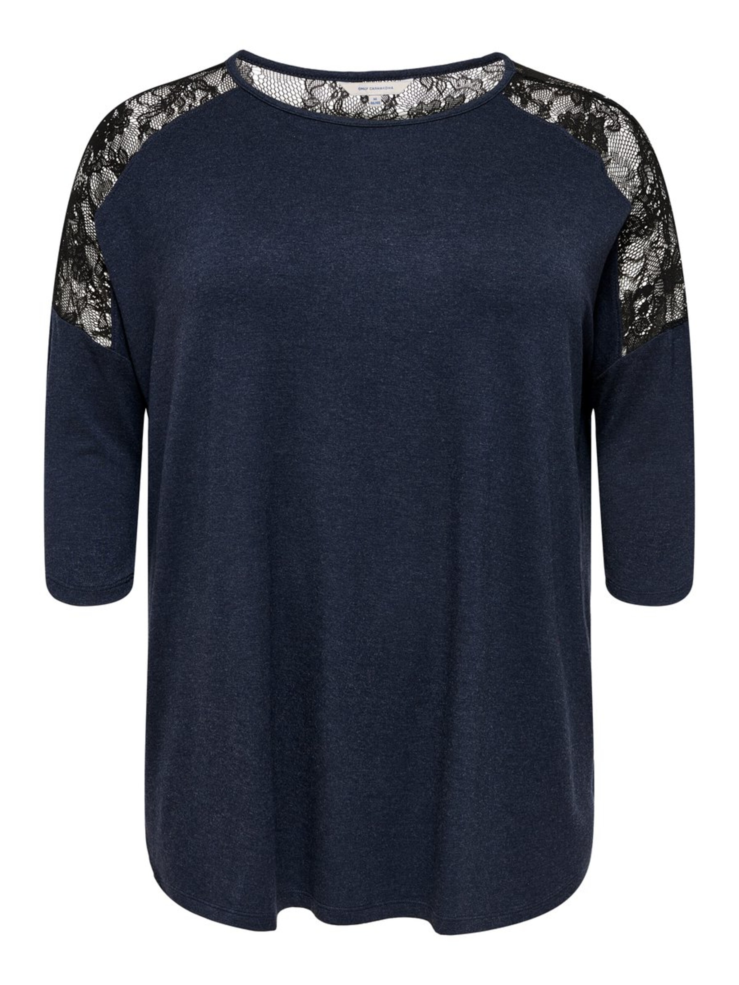 ONLY Carmakoma - Shirt in de kleur Navy