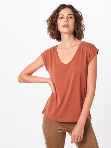 PIECES Shirt 'PCKAMALA' in Red: front