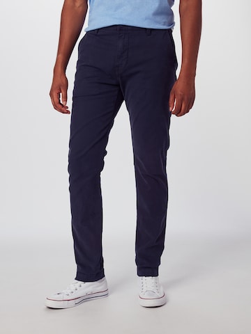 Coupe slim Pantalon chino 'XX Chino Slim II' LEVI'S ® en bleu : devant