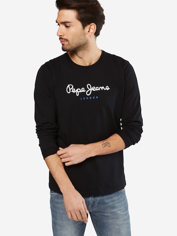 T-Shirt 'Eggo' Pepe Jeans en noir : devant