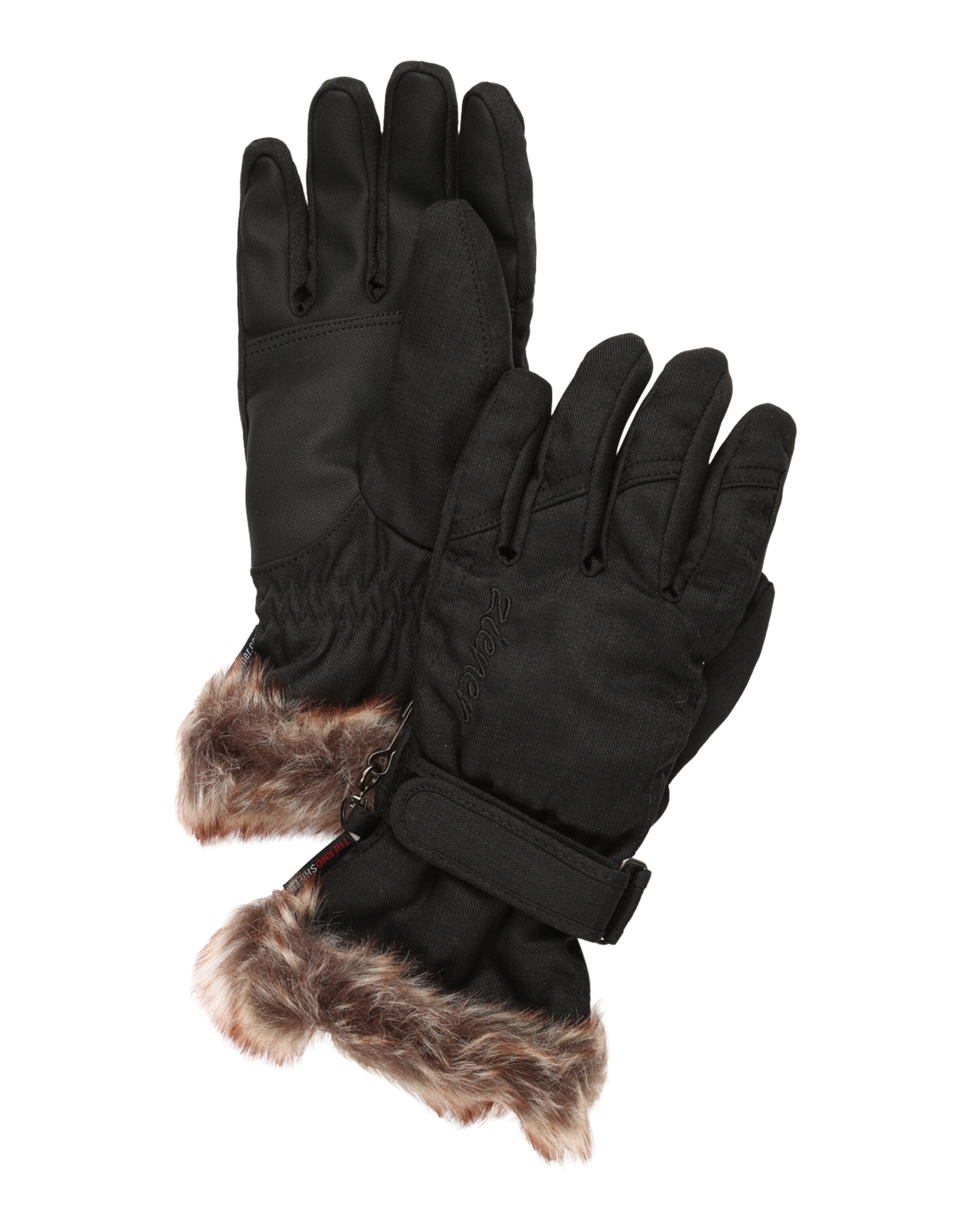 ZIENER - Skihandschuh 'Kim' in schwarz