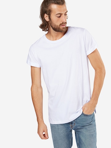 balts Urban Classics T-Krekls 'Turnup Tee': no priekšpuses