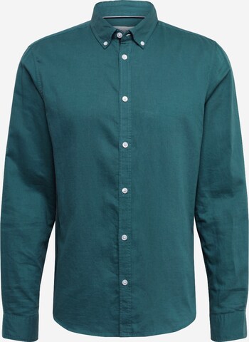 Casual Friday Button Up Shirt 'Anton' in Green: front