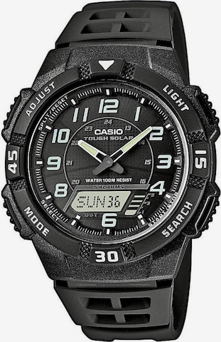CASIO Analoog horloge in Zwart: voorkant