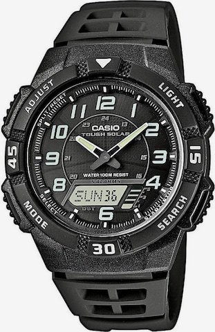 CASIO Analoguhr in Schwarz: predná strana