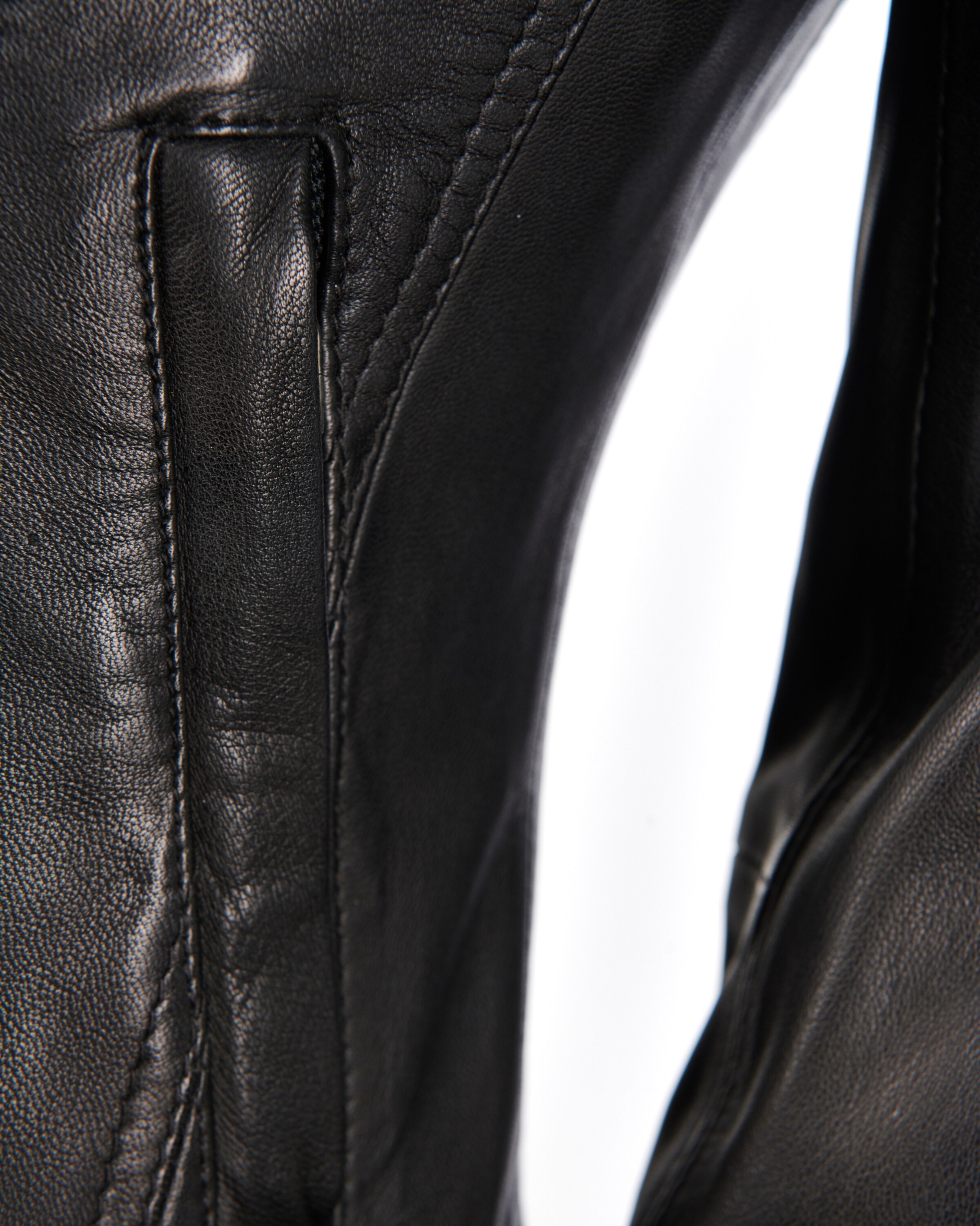 Maze Lederjacke 'Smaragd' in Schwarz