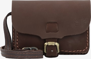 MIKA Crossbody Bag in Brown: front