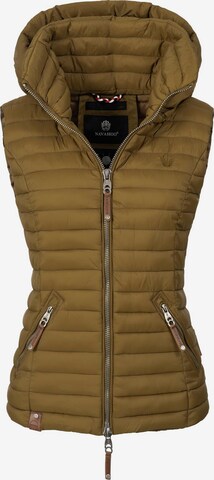 NAVAHOO Vest 'Shadaa' in Brown: front