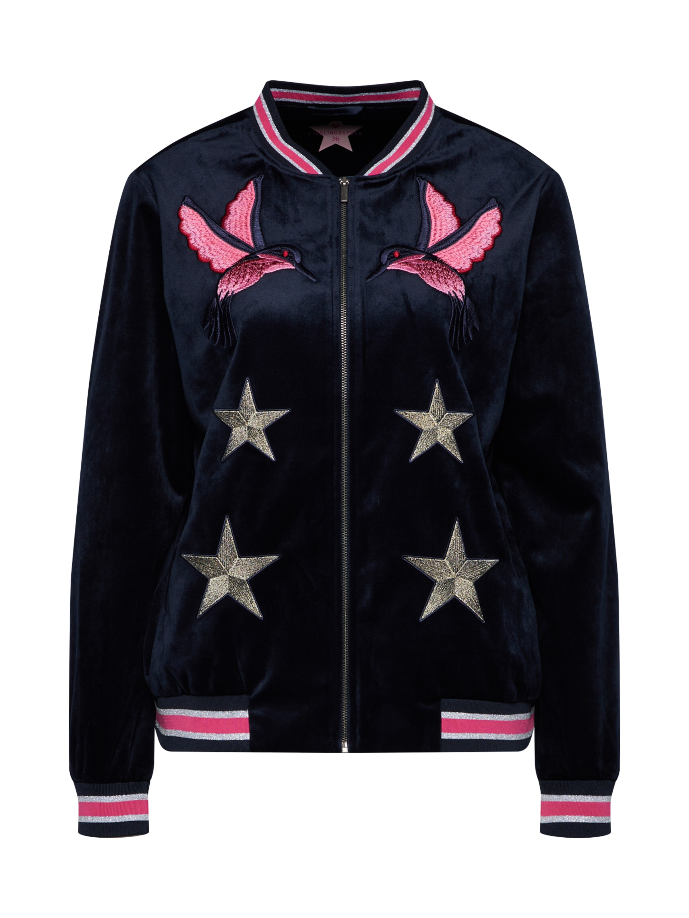 LIEBLINGSSTÜCK - Tussenjas 'ImkeL' in de kleur Donkerblauw