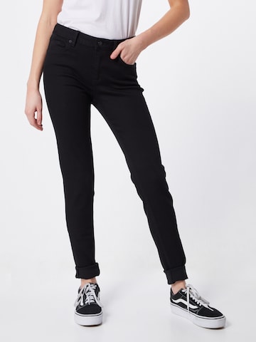 QS Skinny Džíny – černá: přední strana