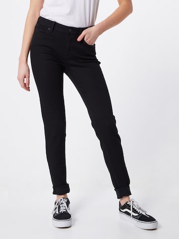 QS Skinny Jeans i sort: forside