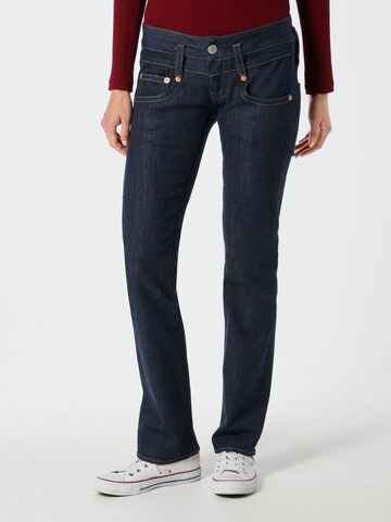 Herrlicher Bootcut Jeans in Blauw: voorkant