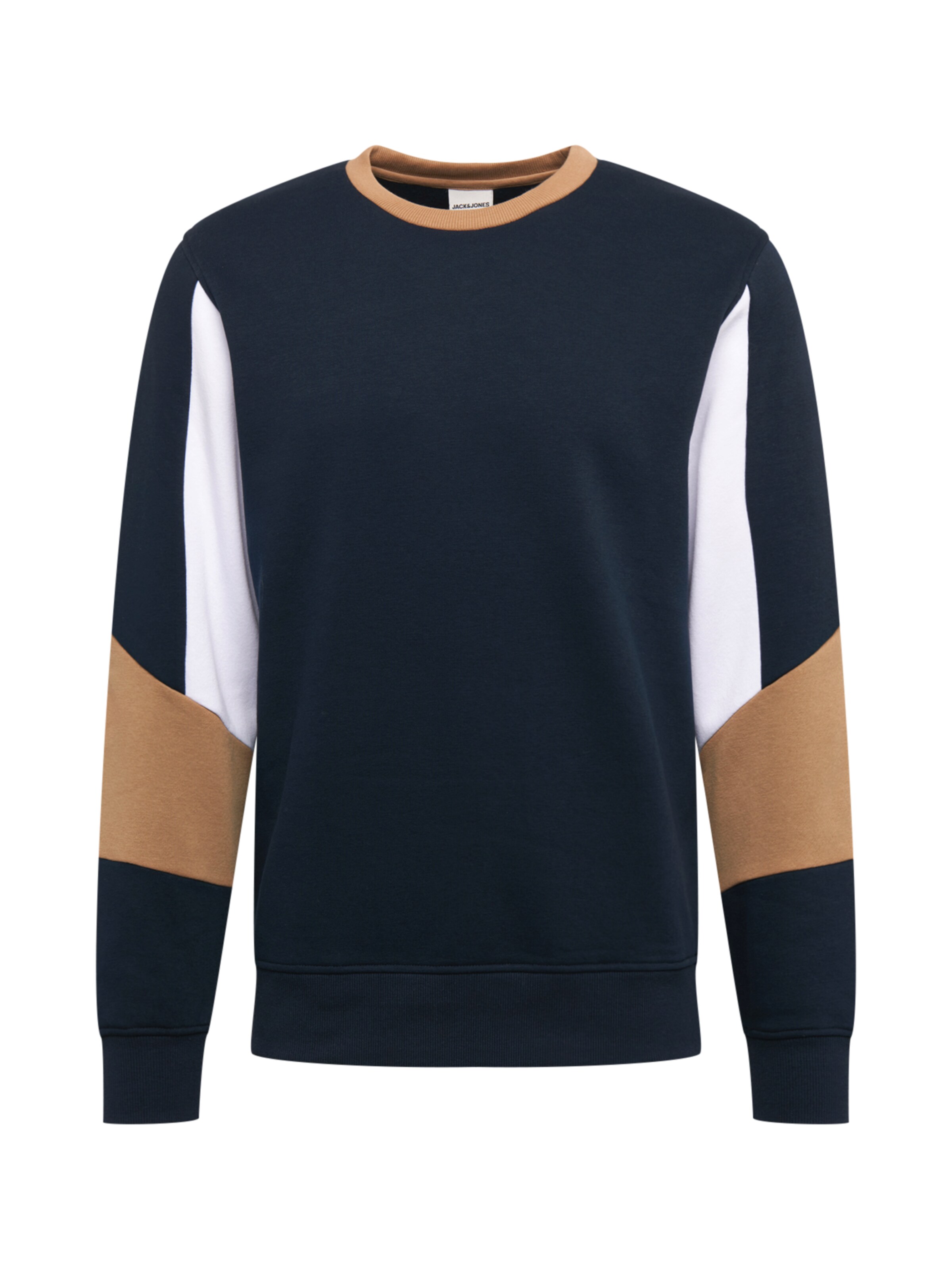 JACK & JONES - Sweatshirt 'BUMPER' in de kleur Nachtblauw