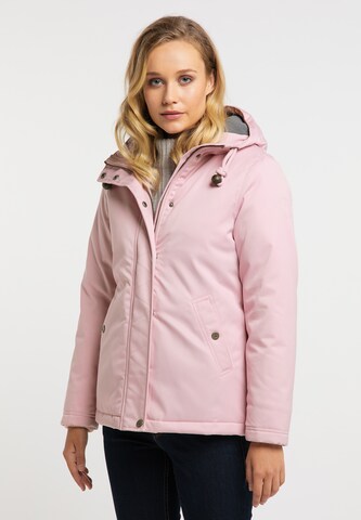 DreiMaster Klassik Winter Jacket in Pink: front