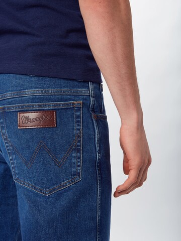 WRANGLER גזרת סלים ג'ינס 'TEXAS SLIM' בכחול