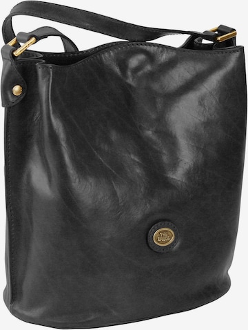 The Bridge Crossbody Bag in Black: front