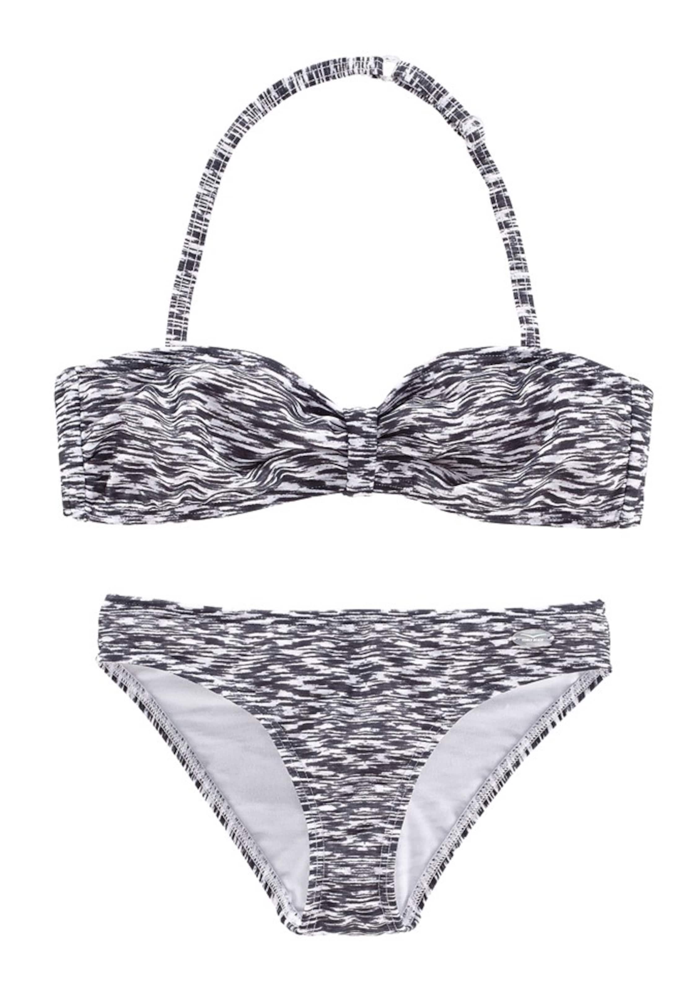 VENICE BEACH Bikini in Schwarz: Vorderseite