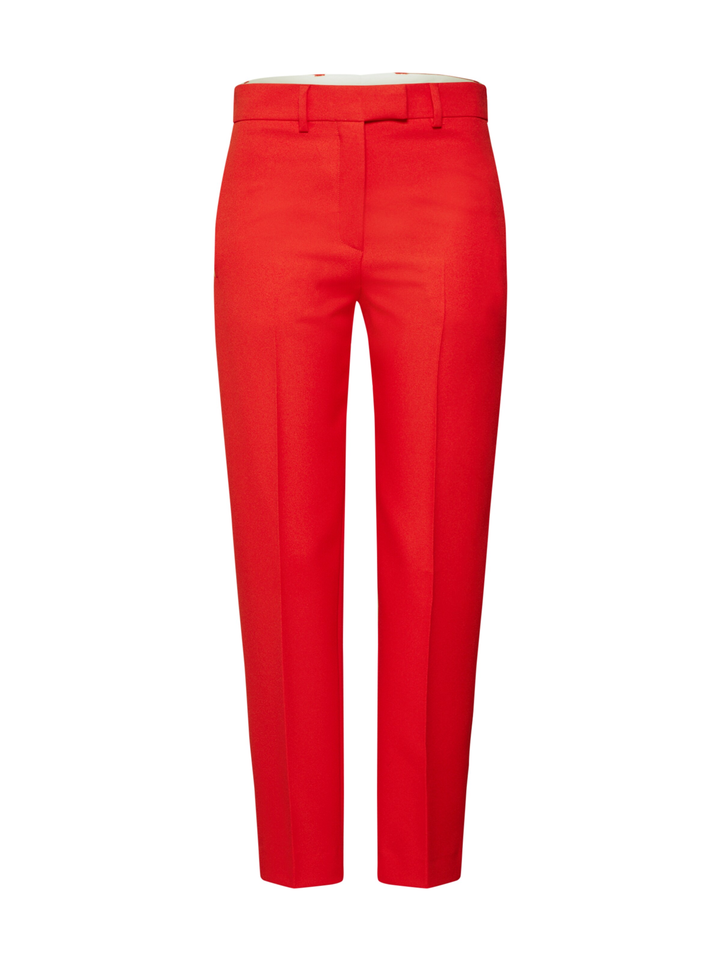 Calvin Klein - Pantalon 'UNIFORM TWILL CIGARETTE PANT' in de kleur Rood