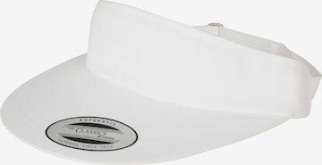 Flexfit Cap 'FLAT ROUND VISOR' in White: front