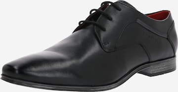 Pantofi cu șireturi 'Morino' de la bugatti pe negru: față