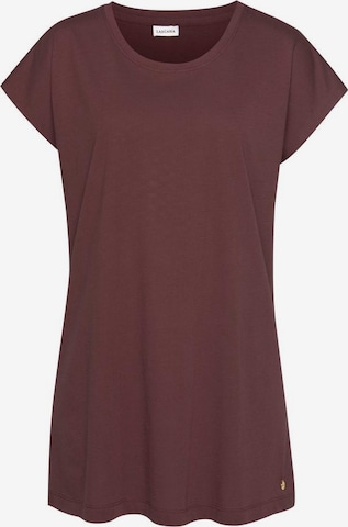 LASCANA Schlafshirt in Rot: front