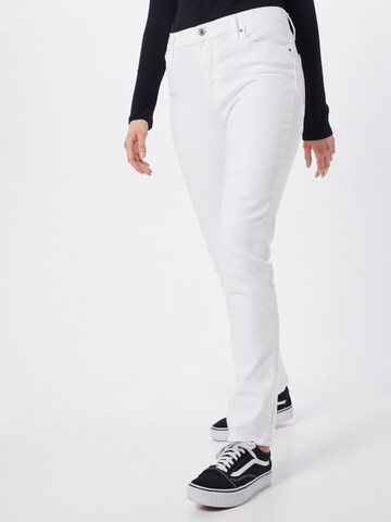 LEVI'S ® - Regular Calças de ganga '724 High Rise Straight' em branco: frente