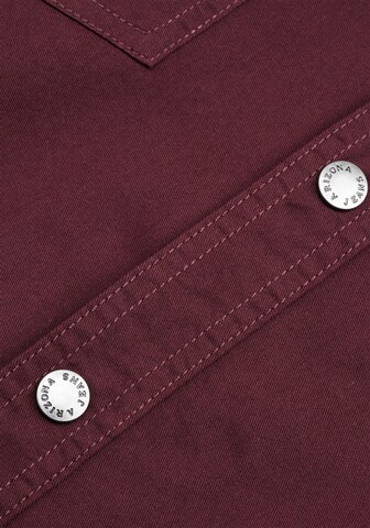 ARIZONA Regular Fit Jeanshemd in Rot